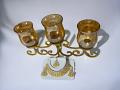 Traditional Indian Design Choker Necklace Set w/ Earrings & Tika